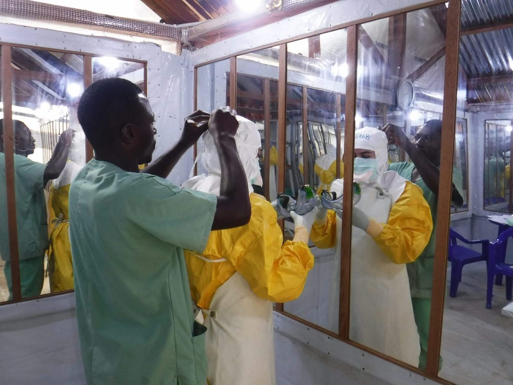 Trabalhando na resposta ao Ebola